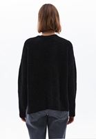 Women Black V-Neck Sweater