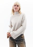 Women Cream Soft Touch Crop Sweater