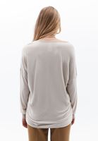 Women Beige V-neck Sweater