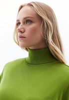 Women Green Turtle Neck Sweater