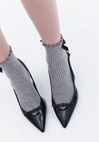 Women Mixed Socks with Bow Detail