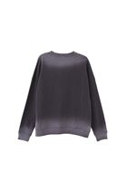 Bayan Gri Yaka Detaylı Oversize Sweatshirt