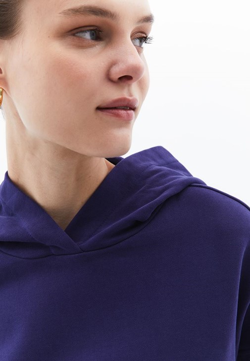 Blue Hooded Sweatshirt Online Shopping | OXXOSHOP