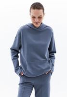 Women Grey Hooded Sweatshirt