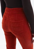 Women Orange Ultra High Rise Flared Pants