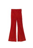 Women Orange Ultra High Rise Flared Pants