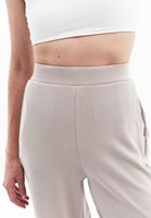 Women Beige High Rise Jogger Pants