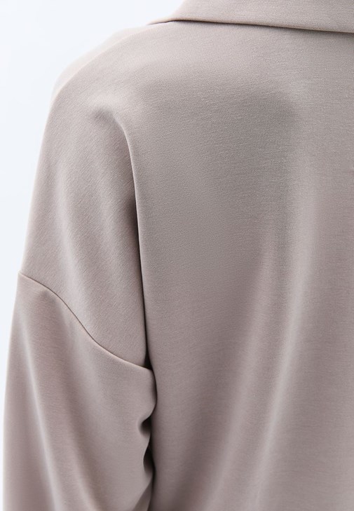 Cep Detaylı Sweatshirt ve Pantolon Kombini 