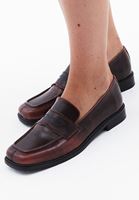 Women Bordeaux Vegan Leather Loafer