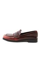 Women Bordeaux Vegan Leather Loafer