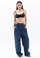 Tül Bralet ve Skater Pantolon Kombini