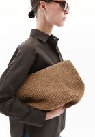 Women Brown Straw Bag