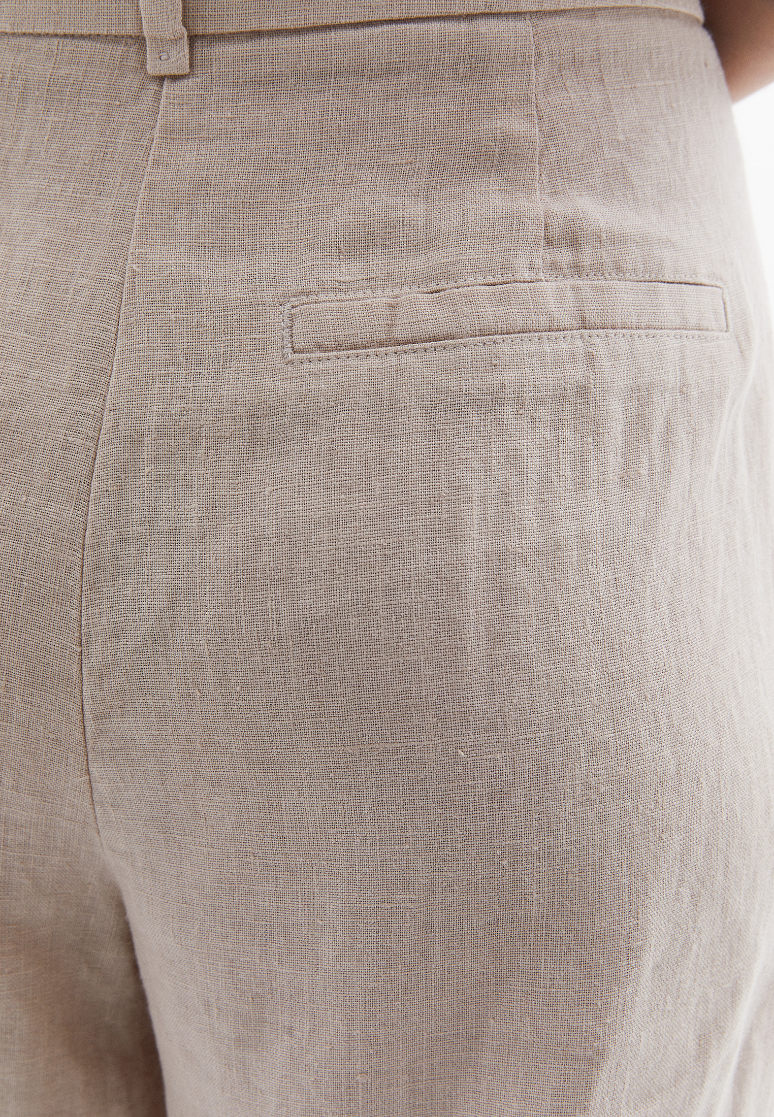 Bej  Orta Bel Wide-Leg Keten Pantolon 24KOX-KETPANTBEL | OXXO
