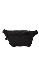 Women Black Waist Bag with Multi Slots