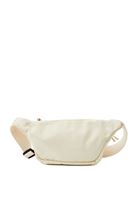 Women Beige Waist Bag with Multi Slots