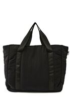 Women Black Tote Bag with Strap Detail