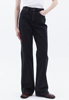 Women Black Ultra High Rise Bootcut Pants