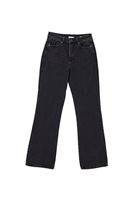 Women Black Ultra High Rise Bootcut Pants