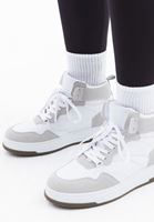 Women White Thick Sole Sneakers