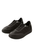 Women Black Sneakers with High Sole