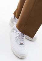 Women White Sneakers with High Sole