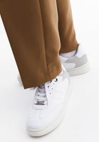 Women White Sneakers with High Sole