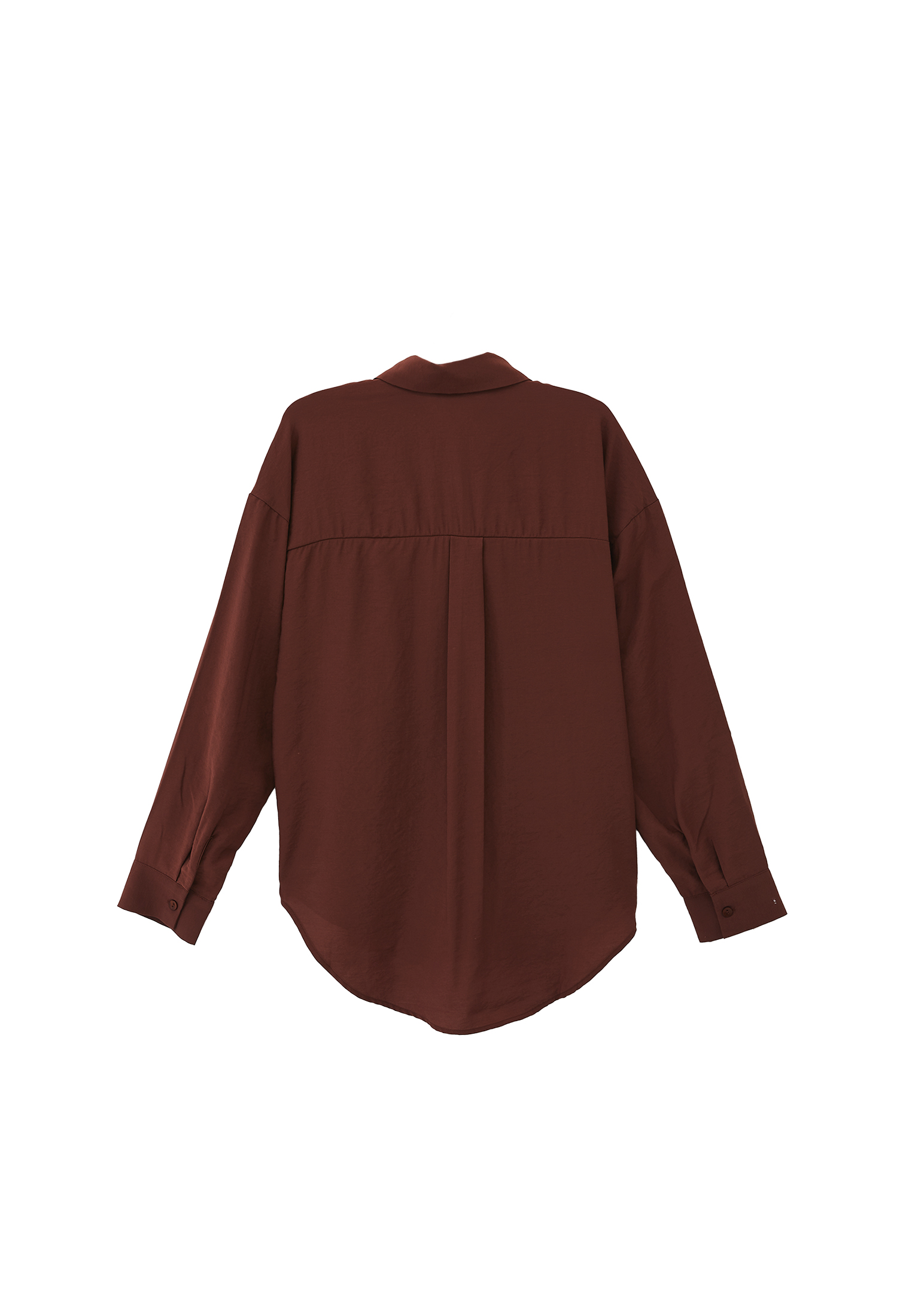 Brown Oversize Shirt Online Shopping | OXXOSHOP