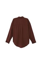 Women Brown Oversize Shirt