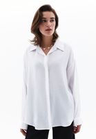 Women White Oversize Shirt