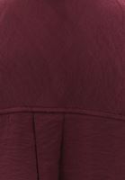Bayan Bordo Oversize Gömlek ( MODAL )