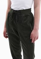 Women Green Mid Rise Jogger Pants