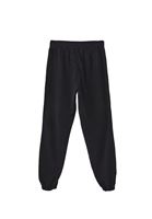 Women Black Mid Rise Jogger Pants