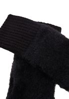 Women Black Long Gloves