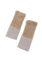 Women Beige Long Gloves