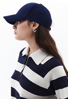 Women Blue Basic Cap