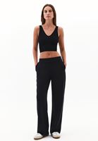 Bayan Siyah Seamless Crop Top