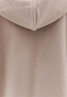 Women Beige Hooded Sweat Cardigan