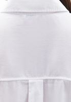 Women White Oversize Shirt with Pocket Detail