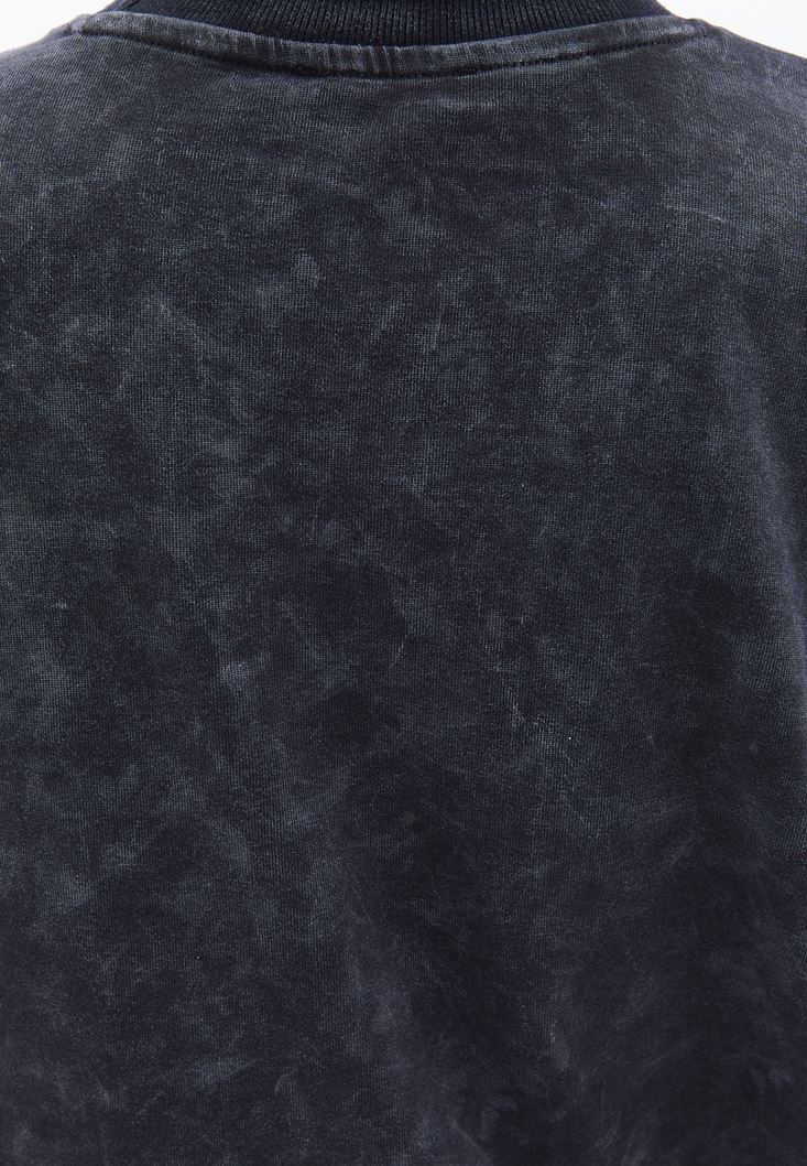 Women Grey Washed Oversize Tshirt