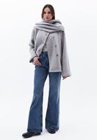 Women Blue High Rise Wide Leg Pants