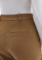 Women Brown High Rise Slim Fit Pants