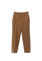 Women Brown High Rise Slim Fit Pants