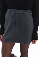 Women Grey Mini Skirt