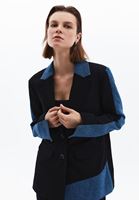 Women Black Oversize Blazer