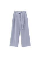 Women Grey High Rise Straight Fit Pants