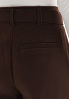 Women Brown Ultra High Rise Wide Leg Pants