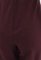 Women Bordeaux Ultra High Rise Wide Leg Pants