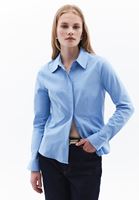 Women Blue Slim fit Shirt