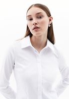 Women White Slim fit Shirt