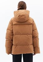 Women Brown Quilted Coat